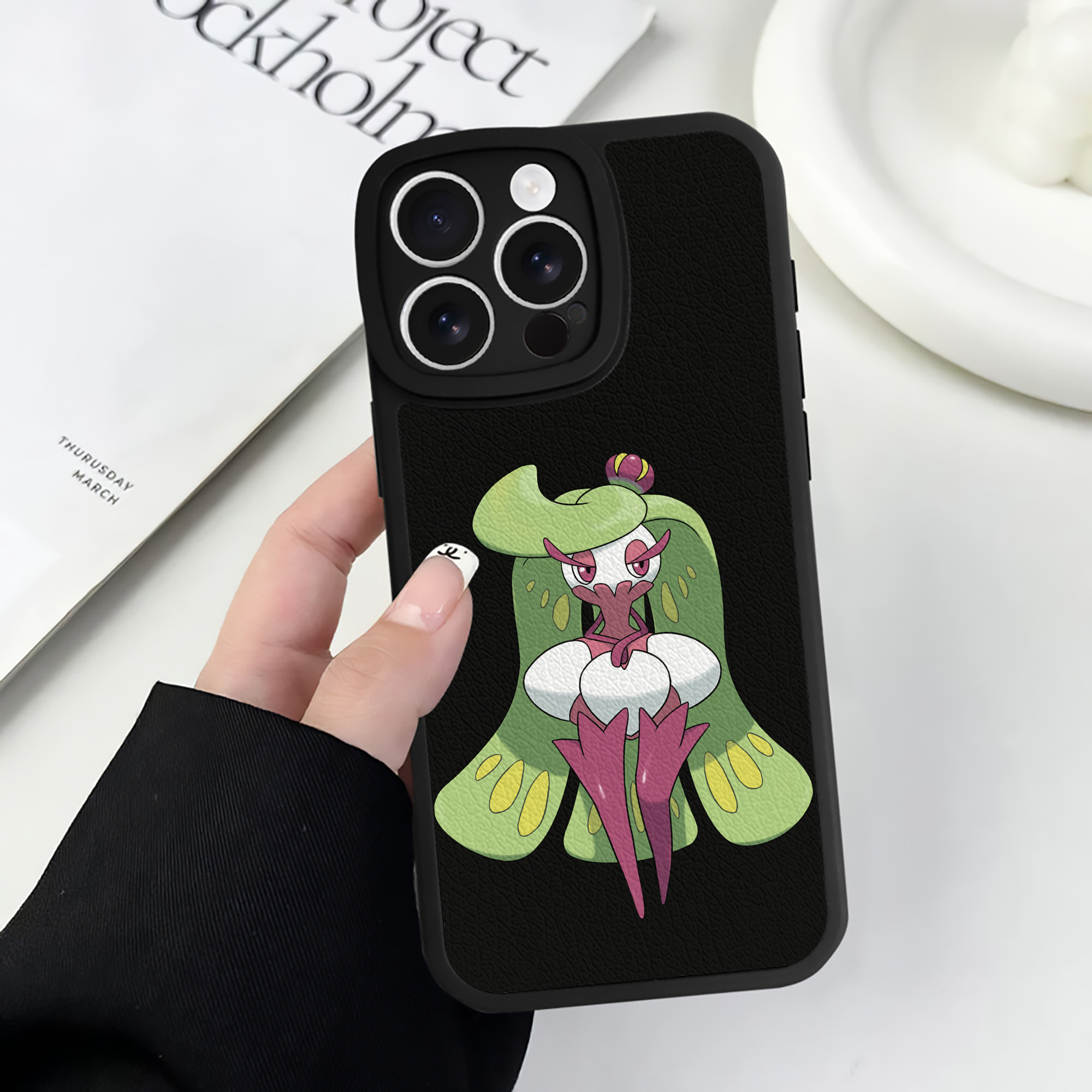 （画像用） ポケットモンスター Pokémon 【iPhone 16シリーズ対応】シリコンスマホケース（レザー調） 材質：シリコン